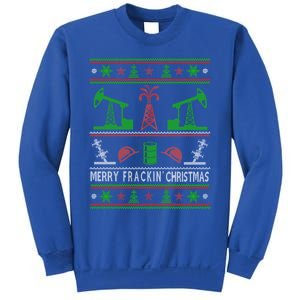 Merry Frackin Christmas Ugly Oilfield Worker Xmas Swea Sweatshirt