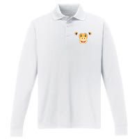 Monkey Face Costume Cute Easy Animal Halloween Gift Performance Long Sleeve Polo