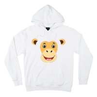 Monkey Face Costume Cute Easy Animal Halloween Gift Hoodie