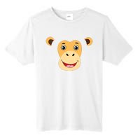 Monkey Face Costume Cute Easy Animal Halloween Gift Tall Fusion ChromaSoft Performance T-Shirt