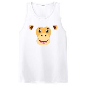 Monkey Face Costume Cute Easy Animal Halloween Gift PosiCharge Competitor Tank