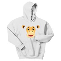 Monkey Face Costume Cute Easy Animal Halloween Gift Kids Hoodie