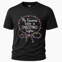 My Favorite Color Is Christmas Lights Performance Shirt