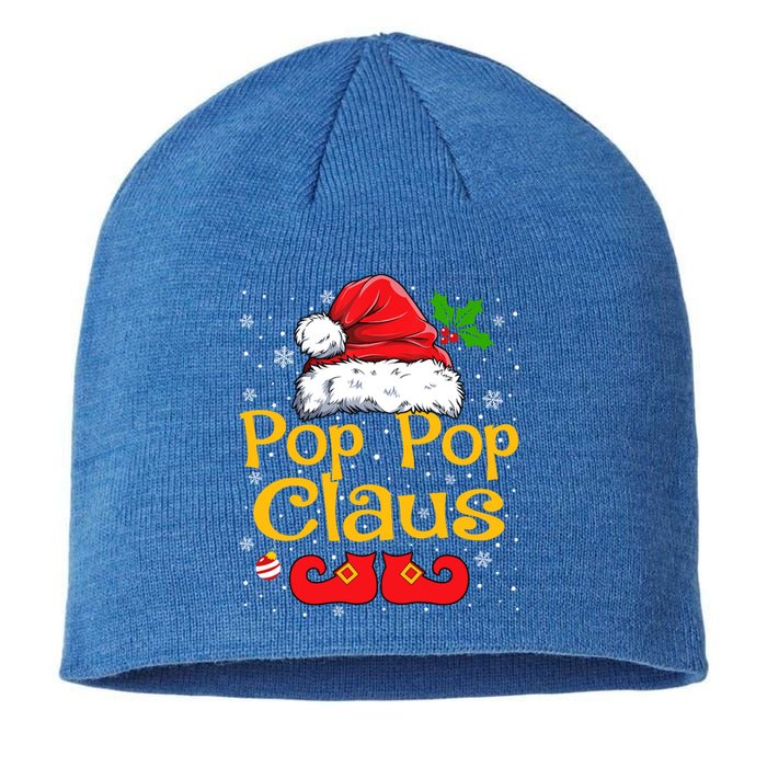 Matching Family Christmas Santa Hat Xmas Pop Pop Claus Gift Sustainable Beanie