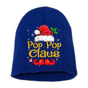 Matching Family Christmas Santa Hat Xmas Pop Pop Claus Gift Short Acrylic Beanie