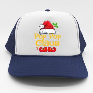 Matching Family Christmas Santa Hat Xmas Pop Pop Claus Gift Trucker Hat