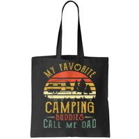 My Favorite Camping Buddies Call Me Dad Vintage Fathers Day Tote Bag