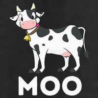 Moo Funny Cow Lover Famer Cattle Ranch Dairy Farming Adult Drive Performance Visor