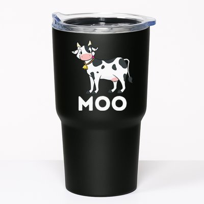 Moo Funny Cow Lover Famer Cattle Ranch Dairy Farming Tumbler