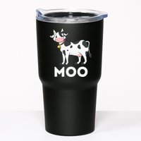 Moo Funny Cow Lover Famer Cattle Ranch Dairy Farming Tumbler