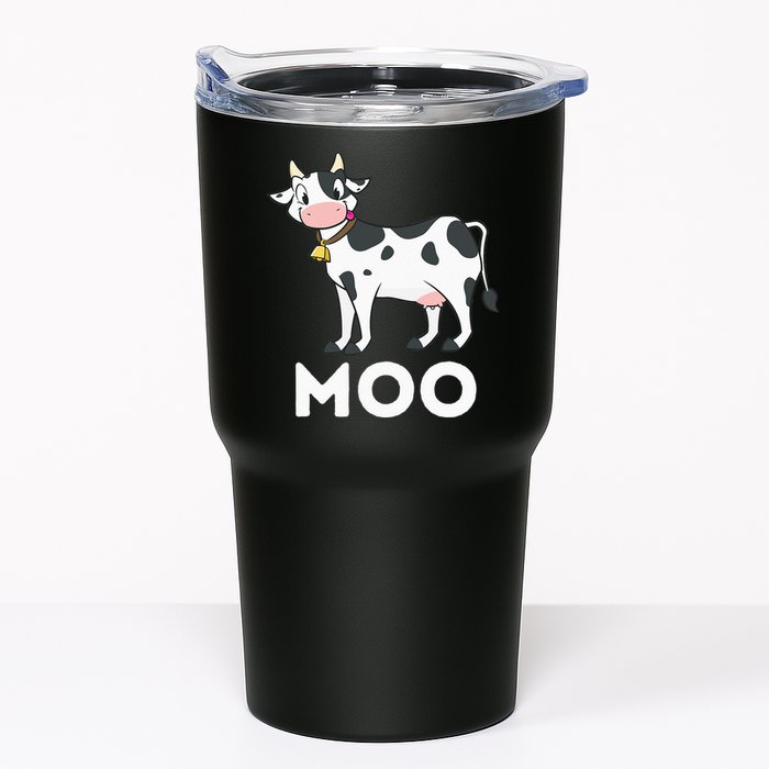 Moo Funny Cow Lover Famer Cattle Ranch Dairy Farming Tumbler