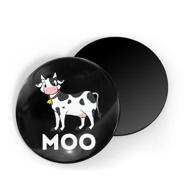 Moo Funny Cow Lover Famer Cattle Ranch Dairy Farming Magnet