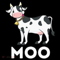 Moo Funny Cow Lover Famer Cattle Ranch Dairy Farming Cooling Performance Long Sleeve Crew