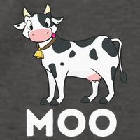 Moo Funny Cow Lover Famer Cattle Ranch Dairy Farming Vector Backpack
