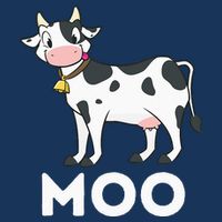 Moo Funny Cow Lover Famer Cattle Ranch Dairy Farming Infant Baby Jersey Bodysuit