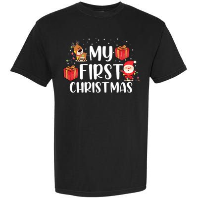 My First Christmas Sweater Garment-Dyed Heavyweight T-Shirt