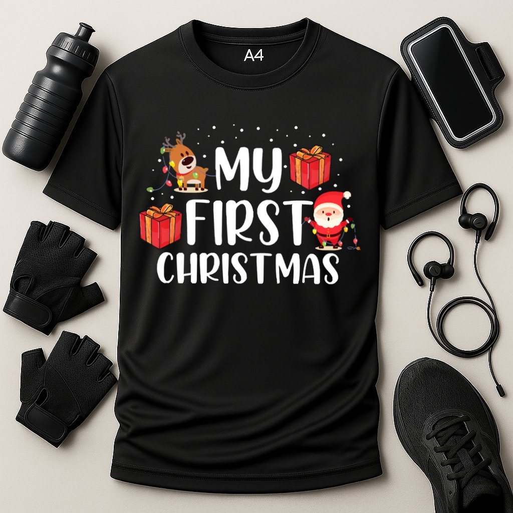My First Christmas Sweater Performance Shirt