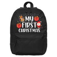 My First Christmas Sweater 16 in Basic Backpack