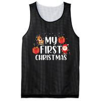 My First Christmas Sweater Mesh Reversible Basketball Jersey Tank