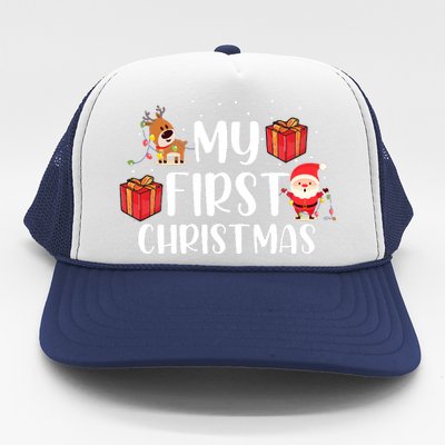 My First Christmas Sweater Trucker Hat