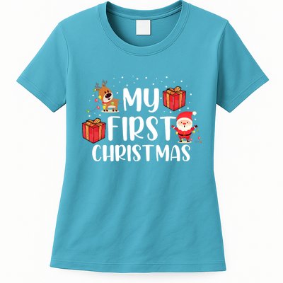 My First Christmas Sweater Womens T-Shirt