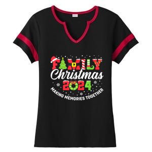 Matching Family Christmas 2024 Outfit Xmas Squad Santa Gift Ladies Halftime Notch Neck Tee