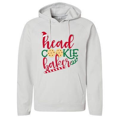 Matching Family Christmas Baking Head Cookie Baker Performance Fleece Hoodie