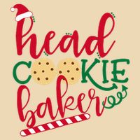 Matching Family Christmas Baking Head Cookie Baker Drawstring Bag