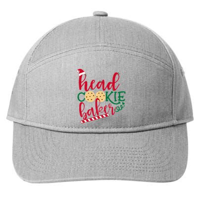 Matching Family Christmas Baking Head Cookie Baker 7-Panel Snapback Hat
