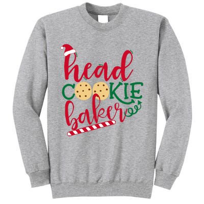 Matching Family Christmas Baking Head Cookie Baker Tall Sweatshirt