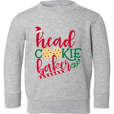Matching Family Christmas Baking Head Cookie Baker Toddler Sweatshirt