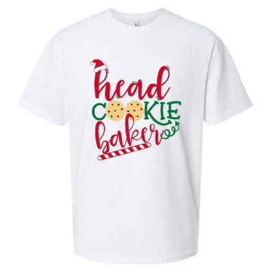 Matching Family Christmas Baking Head Cookie Baker Sueded Cloud Jersey T-Shirt