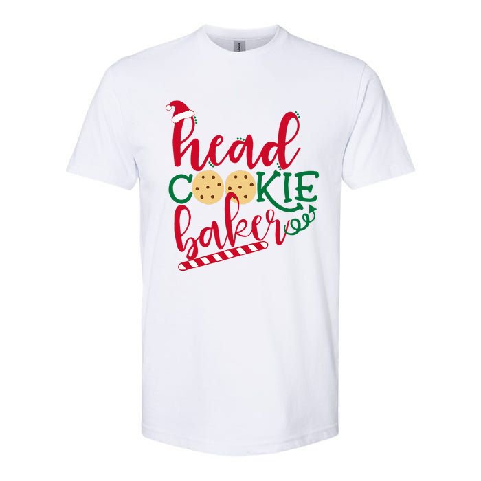 Matching Family Christmas Baking Head Cookie Baker Softstyle CVC T-Shirt