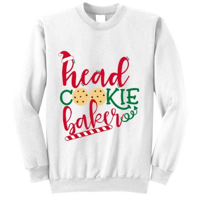 Matching Family Christmas Baking Head Cookie Baker Sweatshirt