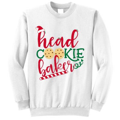 Matching Family Christmas Baking Head Cookie Baker Sweatshirt