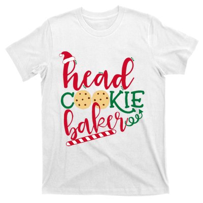 Matching Family Christmas Baking Head Cookie Baker T-Shirt