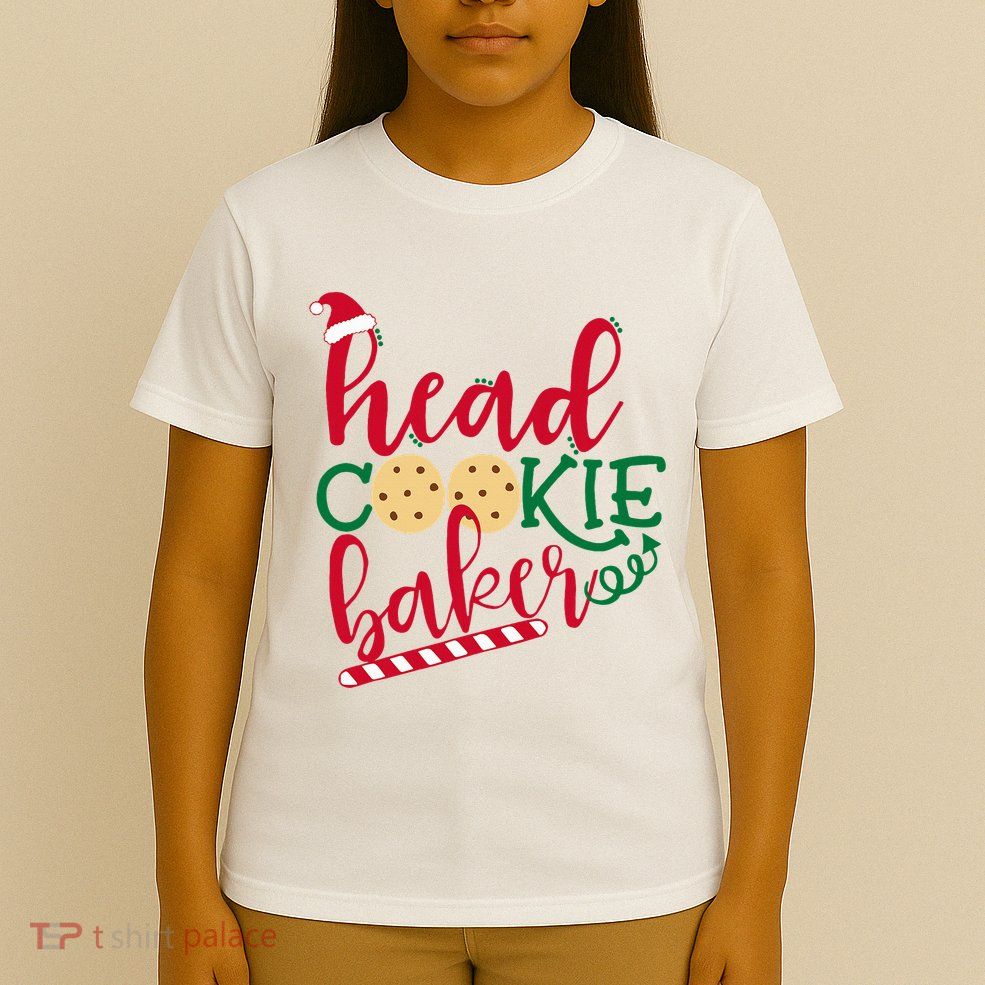 Matching Family Christmas Baking Head Cookie Baker T-Shirt