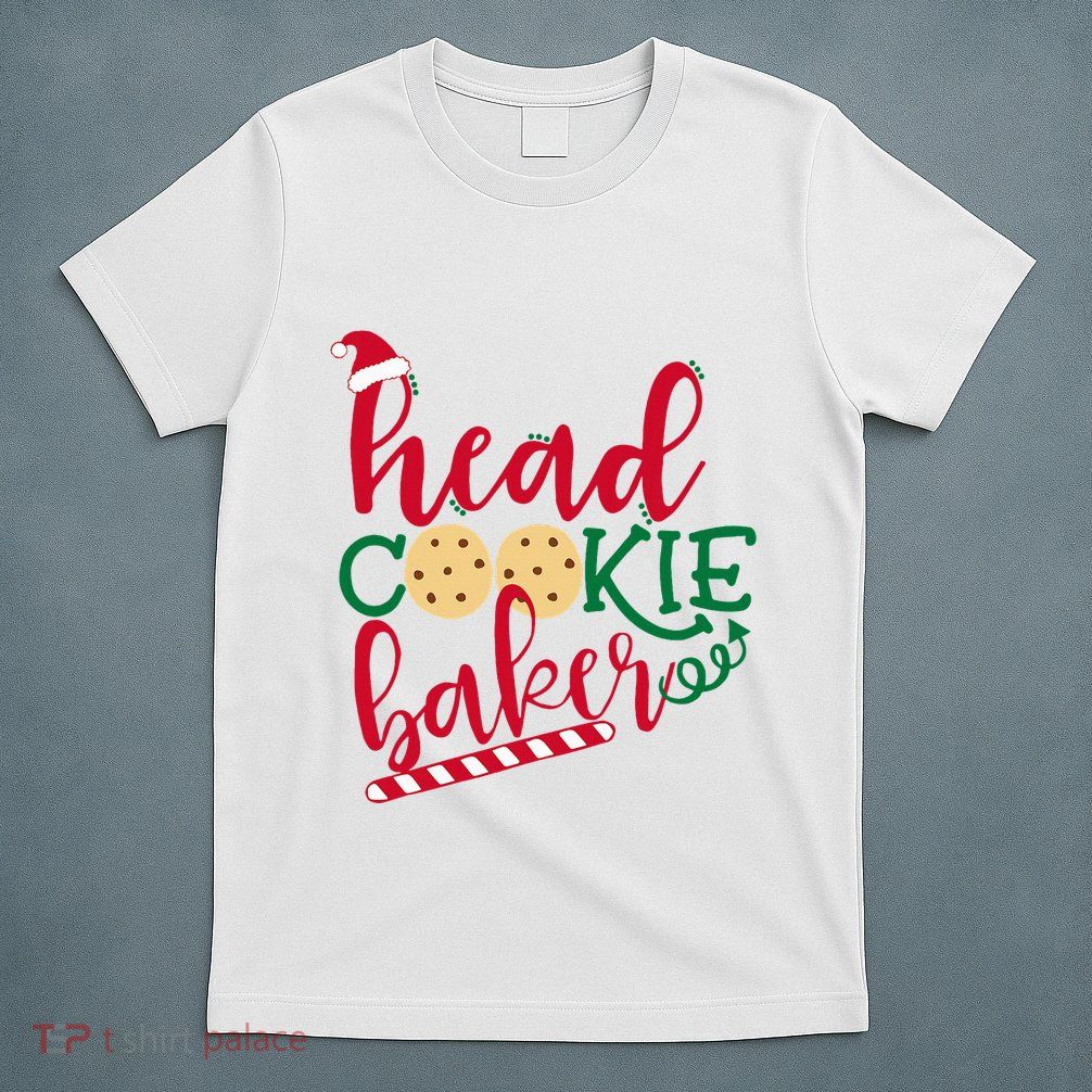 Matching Family Christmas Baking Head Cookie Baker T-Shirt