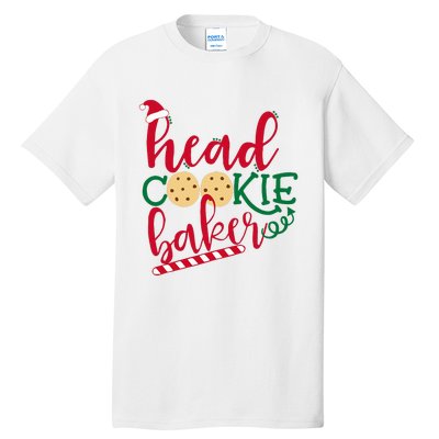 Matching Family Christmas Baking Head Cookie Baker Tall T-Shirt