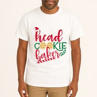 Matching Family Christmas Baking Head Cookie Baker Tall T-Shirt