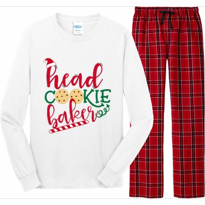 Matching Family Christmas Baking Head Cookie Baker Long Sleeve Pajama Set