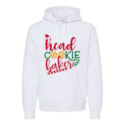 Matching Family Christmas Baking Head Cookie Baker Premium Hoodie