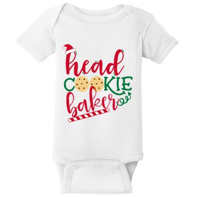 Matching Family Christmas Baking Head Cookie Baker Baby Bodysuit