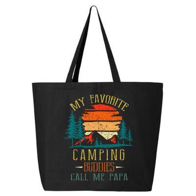 My Favorite Camping Buddies Call Me Papa Funny Family Father 25L Jumbo Tote