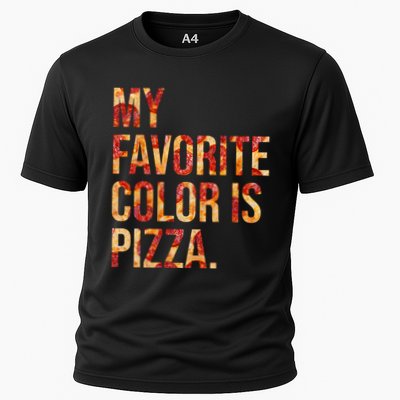 My Favorite Color Is Pizza Performance Shirt