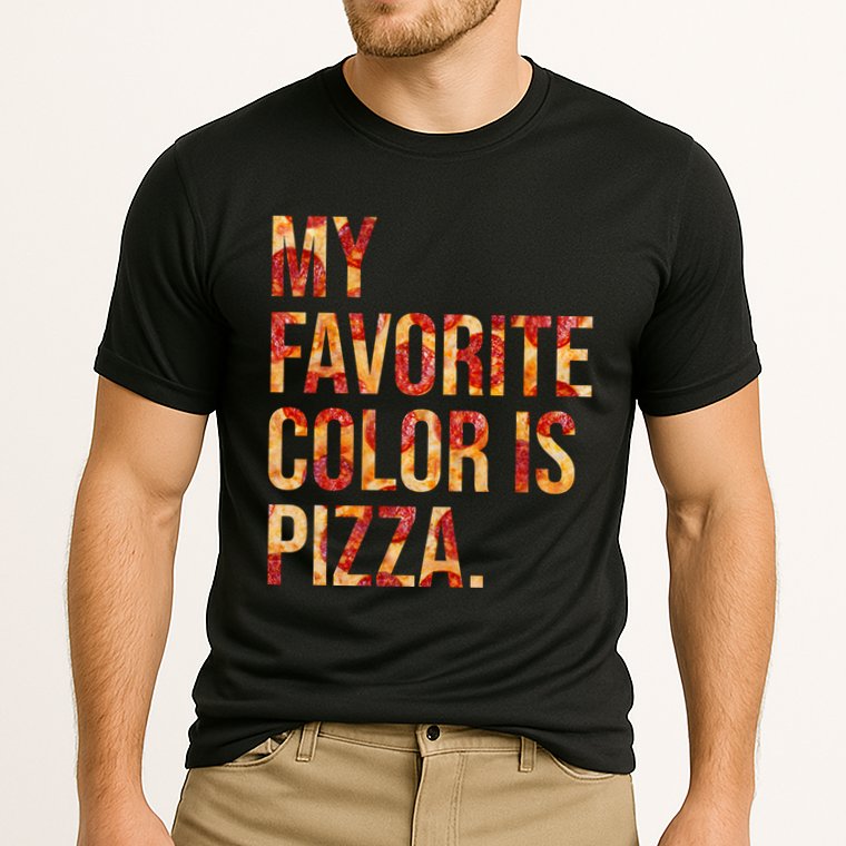 My Favorite Color Is Pizza Performance Shirt