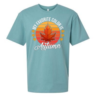 My Favorite Color Is Autumn Sueded Cloud Jersey T-Shirt