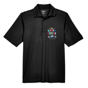 My First Cruise, Wo, Girl And Boy Rookie Travelers Men's Origin Performance Pique Polo