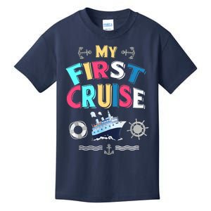 My First Cruise, Wo, Girl And Boy Rookie Travelers Kids T-Shirt