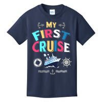 My First Cruise, Wo, Girl And Boy Rookie Travelers Kids T-Shirt